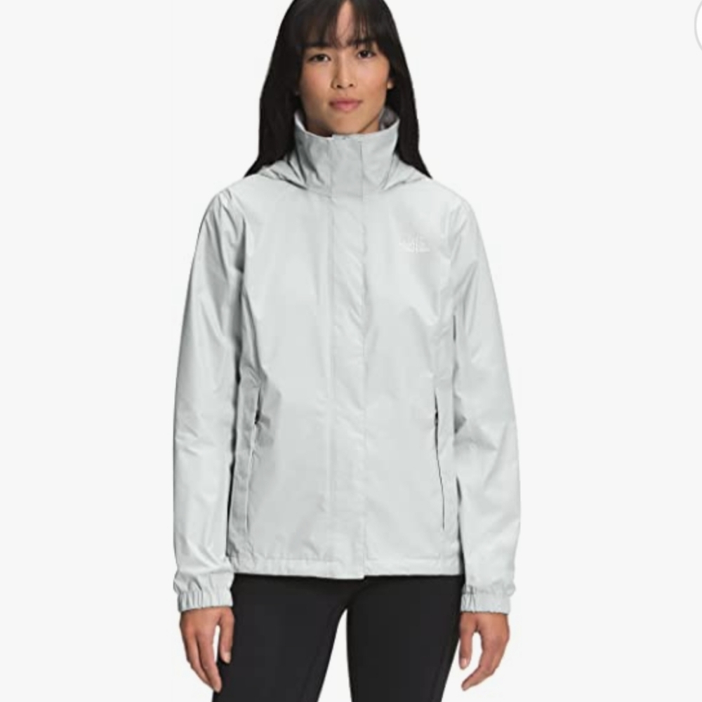NWT North Face Resolve 2 Rain Jacket in Tin Gray